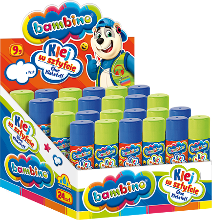 Klej w sztyfcie Bambino 9g St.Majewski